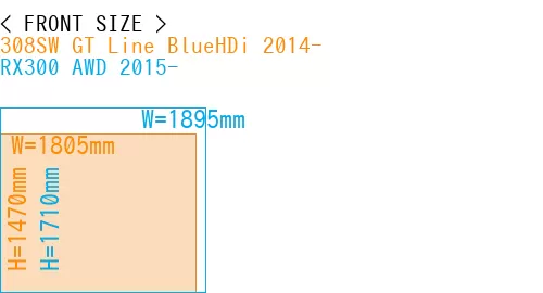 #308SW GT Line BlueHDi 2014- + RX300 AWD 2015-